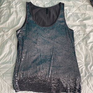 Maurices Sequin Front Tank top, size XL